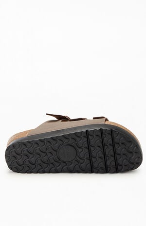 Women's Florida Platform Flex Vegan Leather Sandals Mocha image number 4