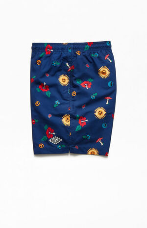 Recycled Fun Town 17" Swim Trunks image number 3