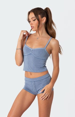 Maelle Pointelle Tank Top image number 4