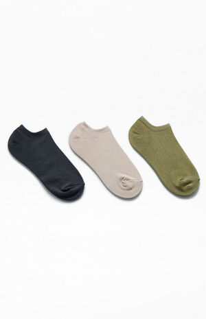 3 Pack Basic No-Show Socks image number 2