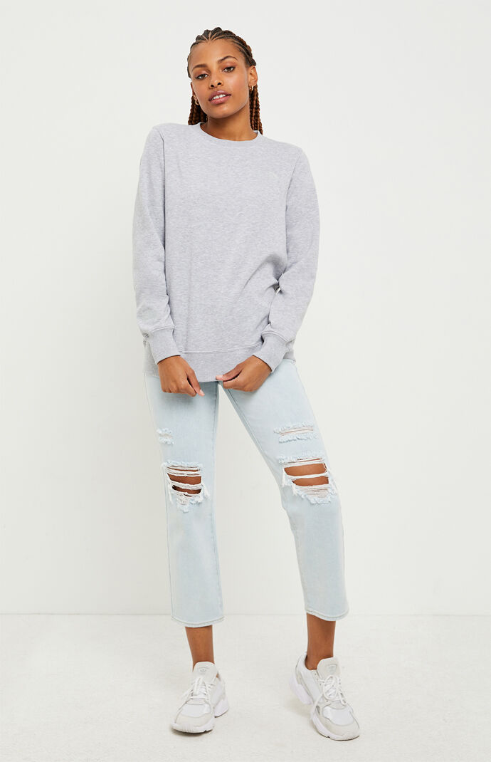 Tonal Crew Neck Sweatshirt