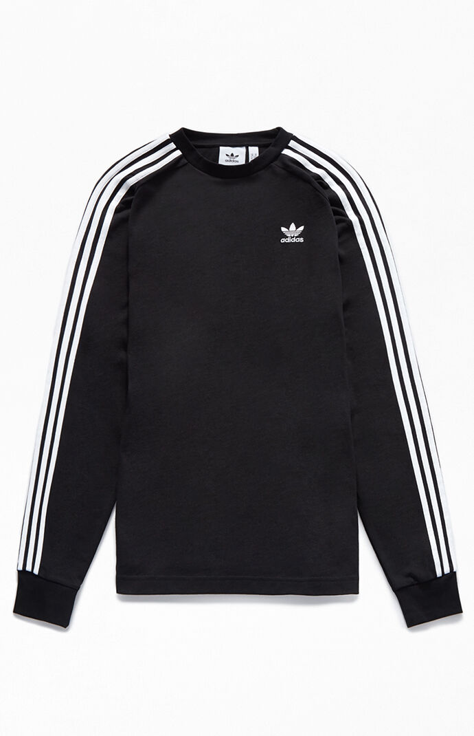 black long sleeve adidas top