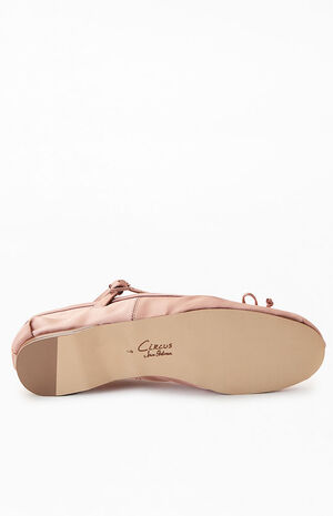 Women's Pink Zuri Strap Ballet Flats image number 4