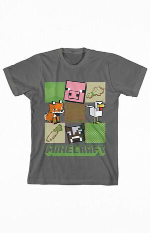 Kids Minecraft Animals T-Shirt image number 1
