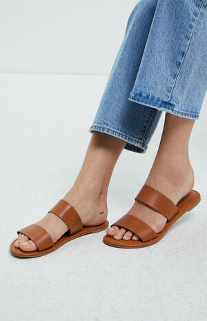 Two Strap Slide Sandals image number 1