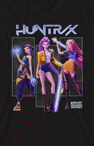 Kids K-Pop Demon Hunters Huntrix T-Shirt image number 2