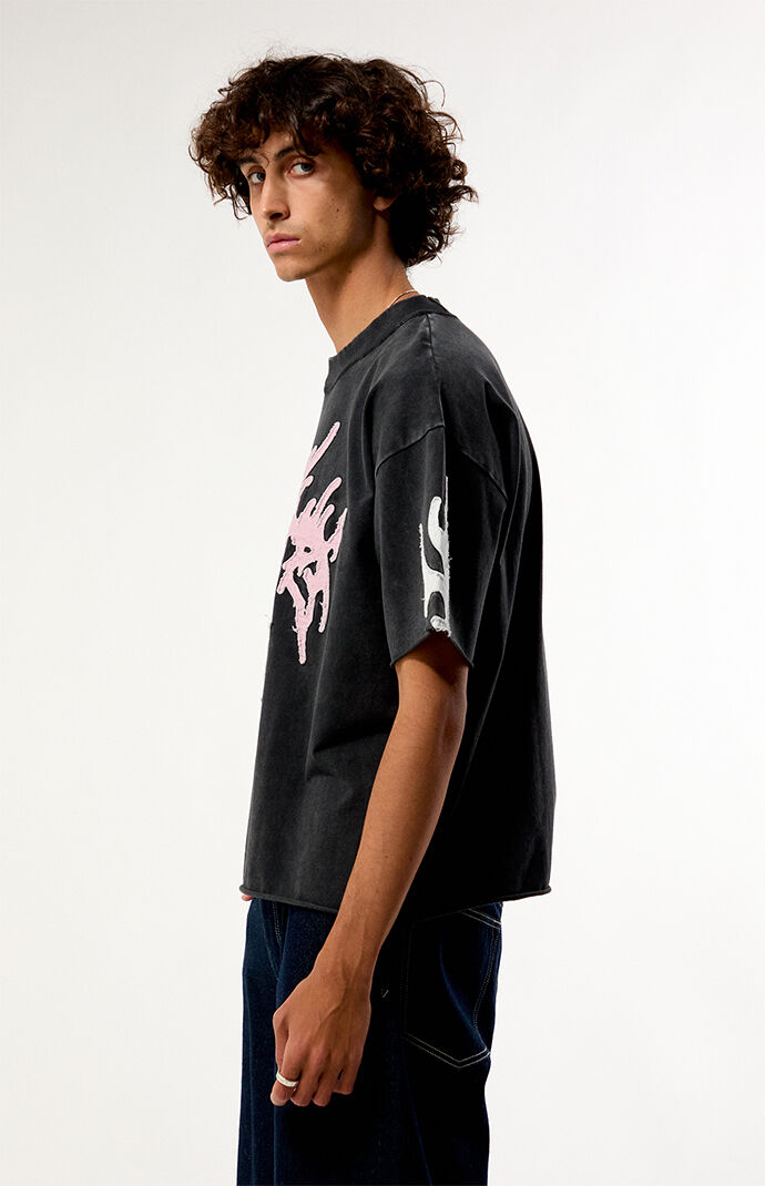 Pacsun Cyber Applique Knit T-Shirt