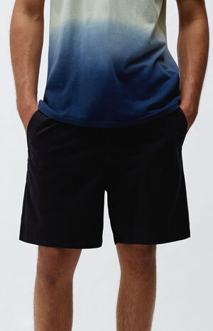 Organic Black Range Elastic Waist Shorts image number 5