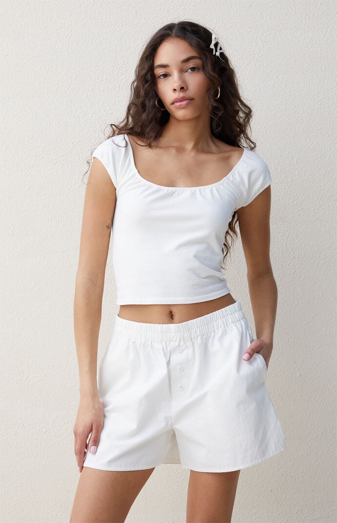 White boxer shorts outlet