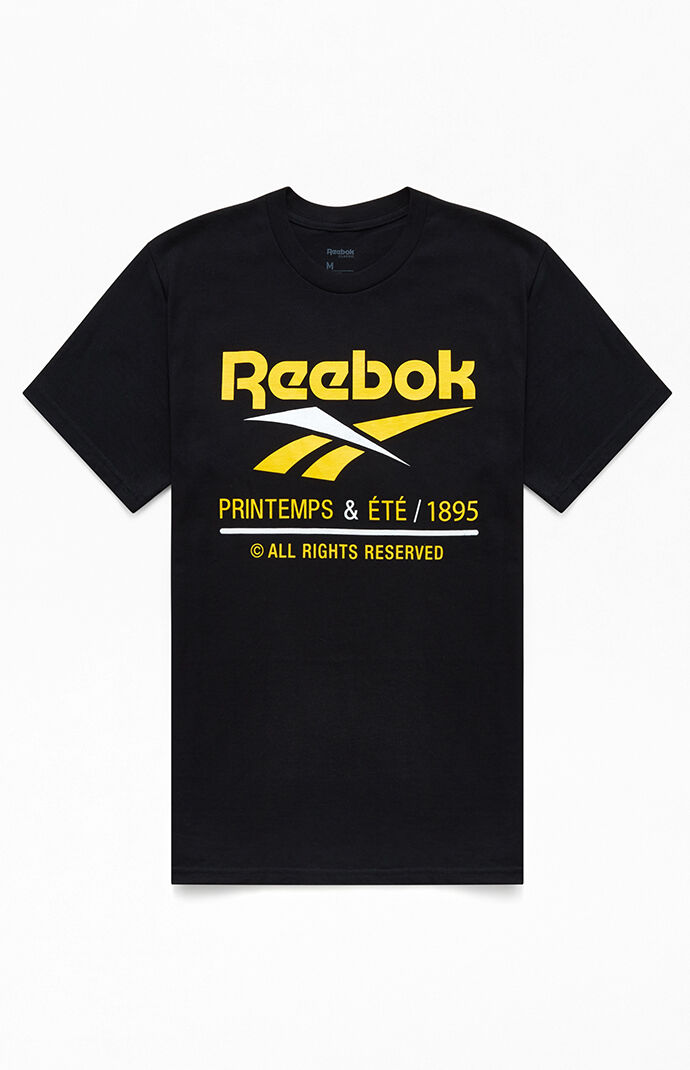yellow reebok shirt