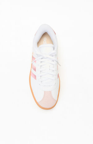 Kids White & Pink VL Court Bold Shoes image number 5