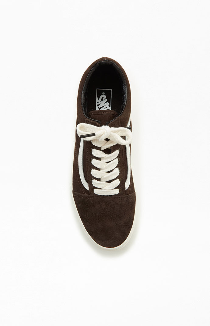 Vans shoes store brown suede