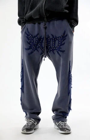 Void Washed Applique Baggy Sweatpants image number 1