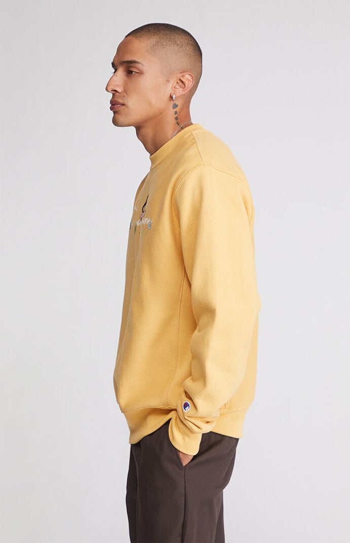 Mushroom Script Crew Neck Sweatshirt