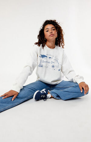 Caribbean Sea Crew Neck Sweatshirt image number 3
