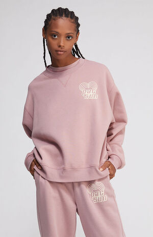 PacSun I Heart You Crew Neck Sweatshirt | PacSun