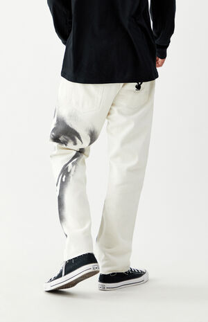 By PacSun Natural Wash Vintage Loose Jeans image number 2