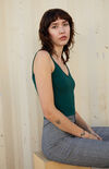 Green Lorene Basic Tank Top Green Lorene Basic Tank Top image number null