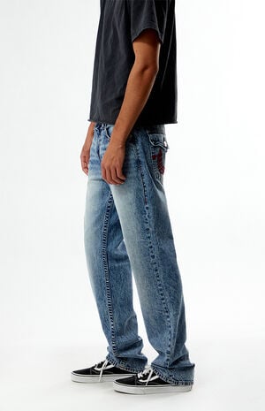 Ricky Warped Horseshoe Relaxed Straight Jeans image number 2