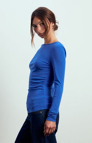 Chloe Ruched Long Sleeve Top image number 3