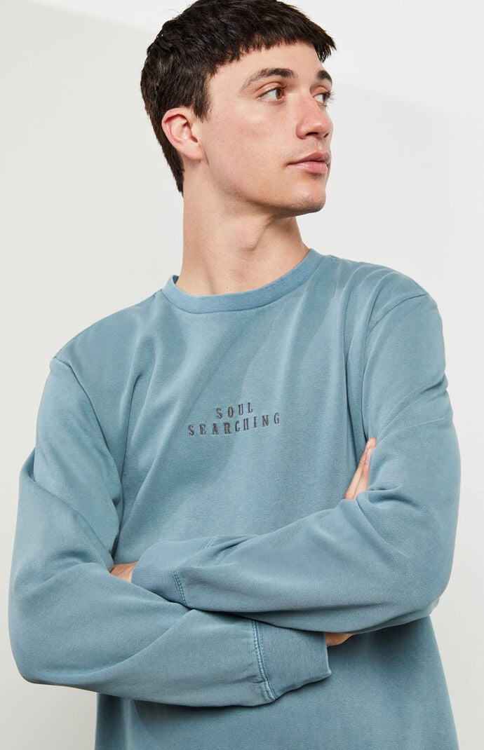 Noel Embroidery Crew Neck Sweatshirt