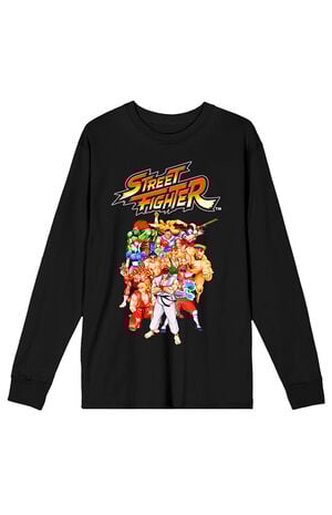 Street Fighter Character Long Sleeve T-Shirt image number 1