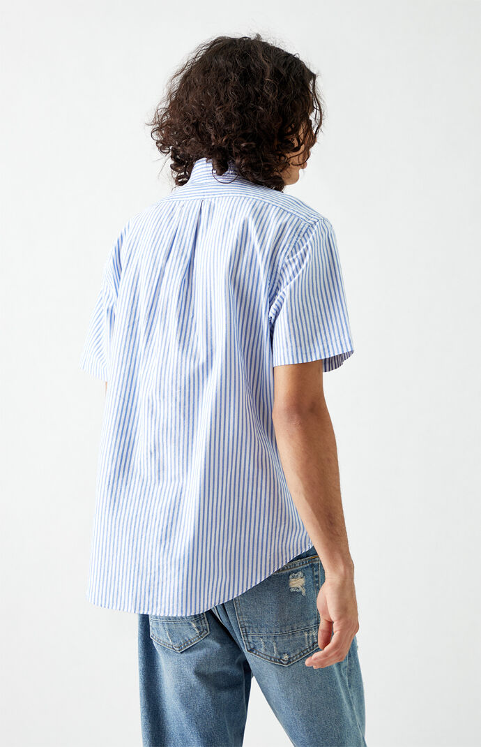 Short Sleeve Oxford Button Up Shirt