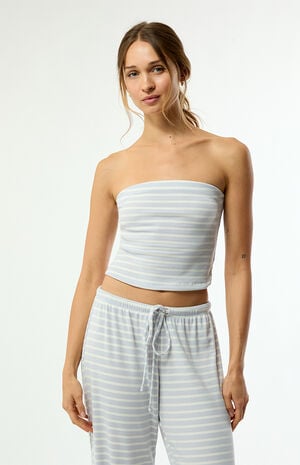 Lounge Striped Tube Top image number 2