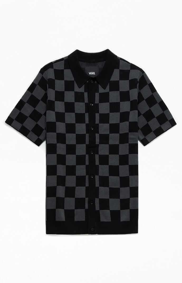 Vans checkered button up discount
