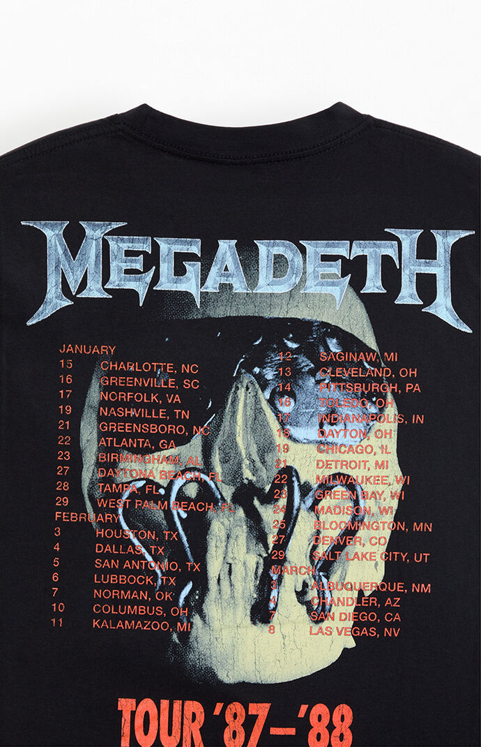 Megadeth Tour '87 T-Shirt | Pacsun