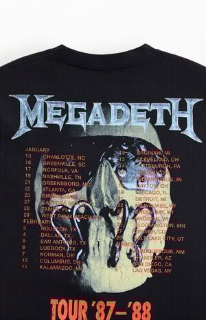 Megadeth Tour '87 T-Shirt image number 4