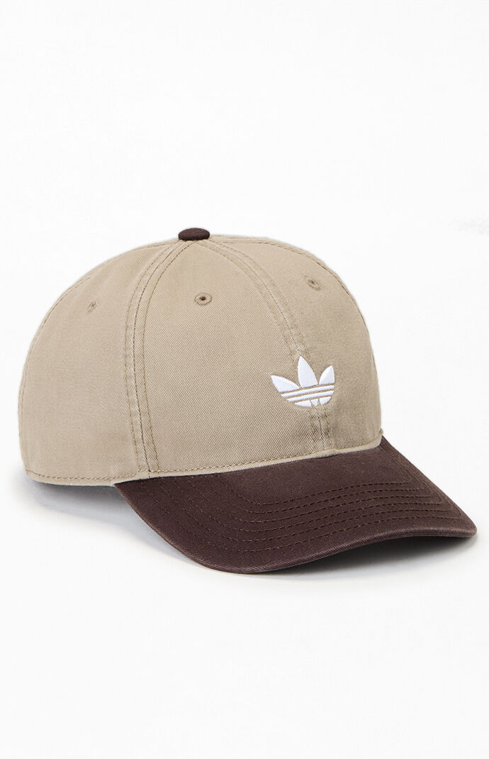 adidas BrownÂ Relaxed Trefoil DadÂ Hat