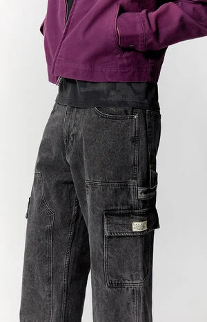 Dylan Baggy Jeans Cargo Carpenter Faded Black image number 5