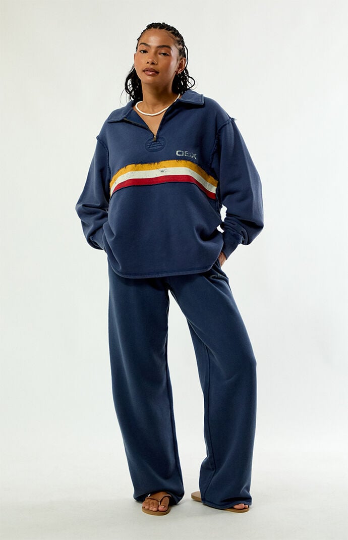 Netflix x Outer Banks OBX Quarter Zip Oversized Sweatshirt