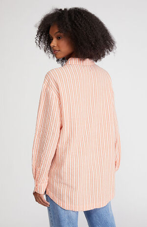 Striped Oversized Shirt image number 4