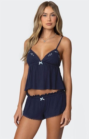 Edikted Dream Babydoll Waffle Tank Top | PacSun