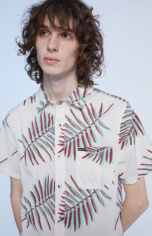 Charter Print Woven Button Down Shirt image number 2