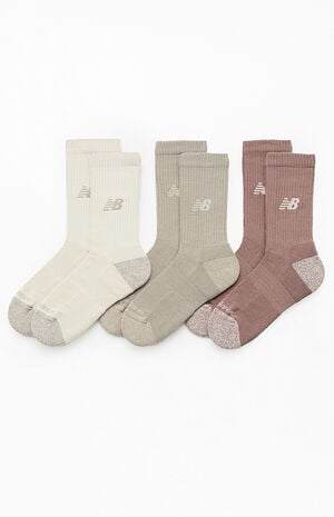 3 Pack Variety Active Crew Socks image number 1