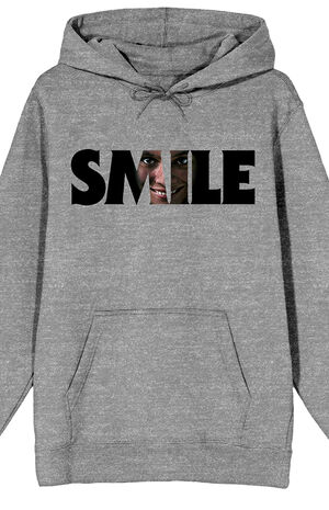 Smile Text With Hidden Face Hoodie image number 2