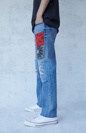 Medium Indigo Vintage Loose Jeans Medium Indigo Vintage Loose Jeans image number null
