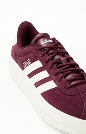Women's Maroon VL Court Bold Sneakers image number 6