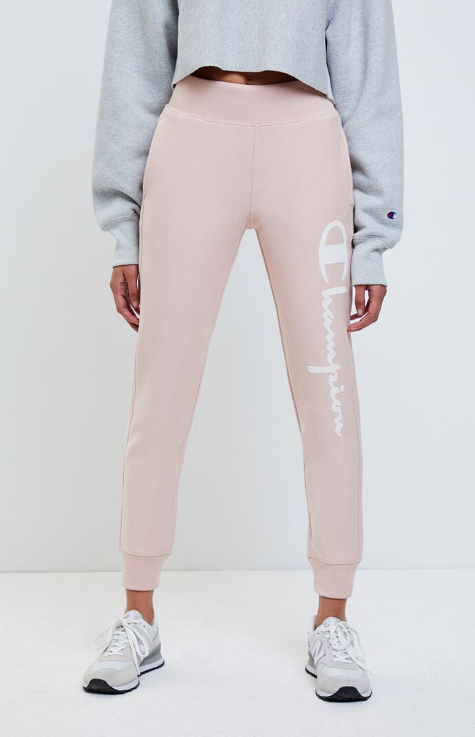 high waisted champion joggers
