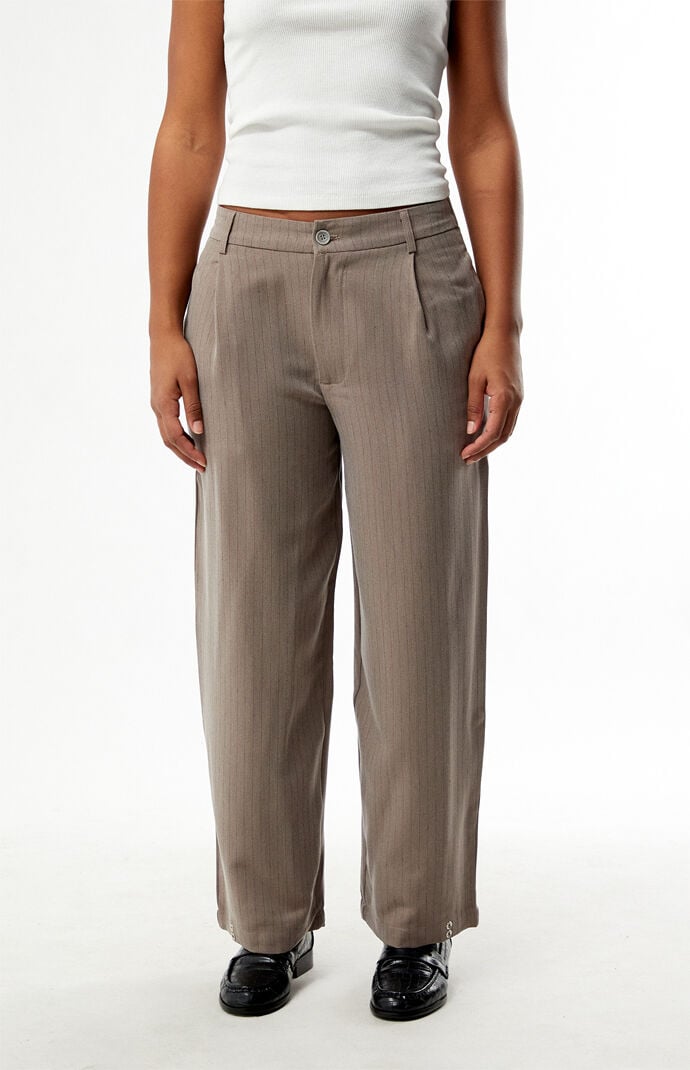 Daisy Street Striped Comet Baggy Trousers