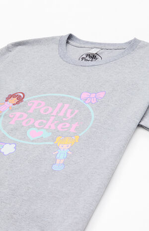 Kids Polly Pocket Gray Logo T-Shirt image number 2