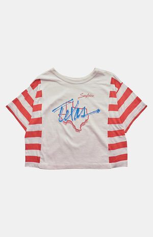 90s San Antonio TX Cropped Graphic T-Shirt image number 1