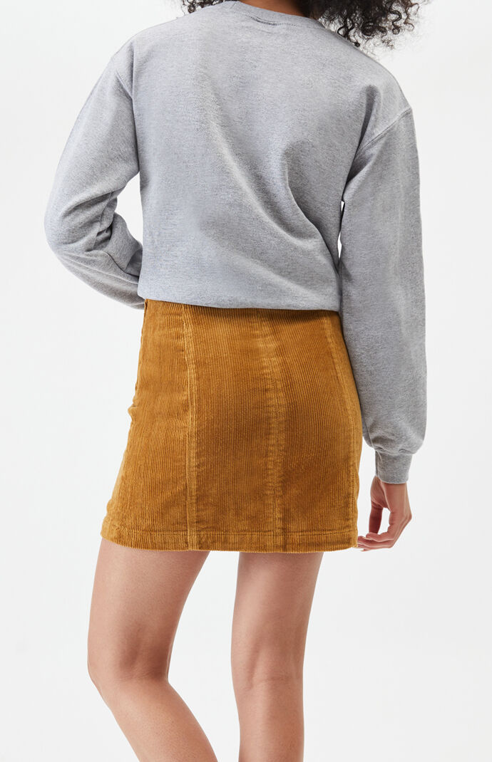 Corduroy on sale skirt pacsun