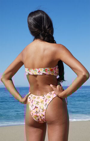 Eco Pink Fruit Bessy Bandeau Bikini Top image number 4