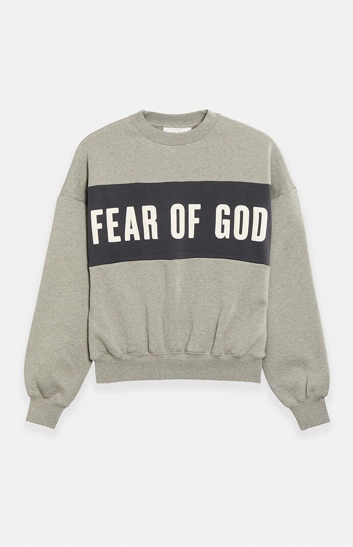 Fear of God セーター 正規品 希少Sサイズ　ヒノカミガクラさん専用 Fear of God ESSENTIALS Seal Paneled Cropped Relaxed Crew Neck