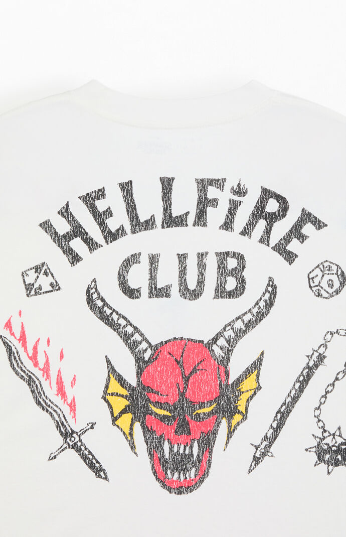 Netflix x Stranger Things Hellfire Club Cropped T-Shirt | Pacsun