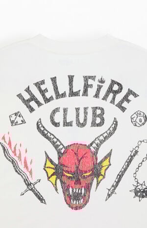x Stranger Things Hellfire Club Cropped T-Shirt image number 4